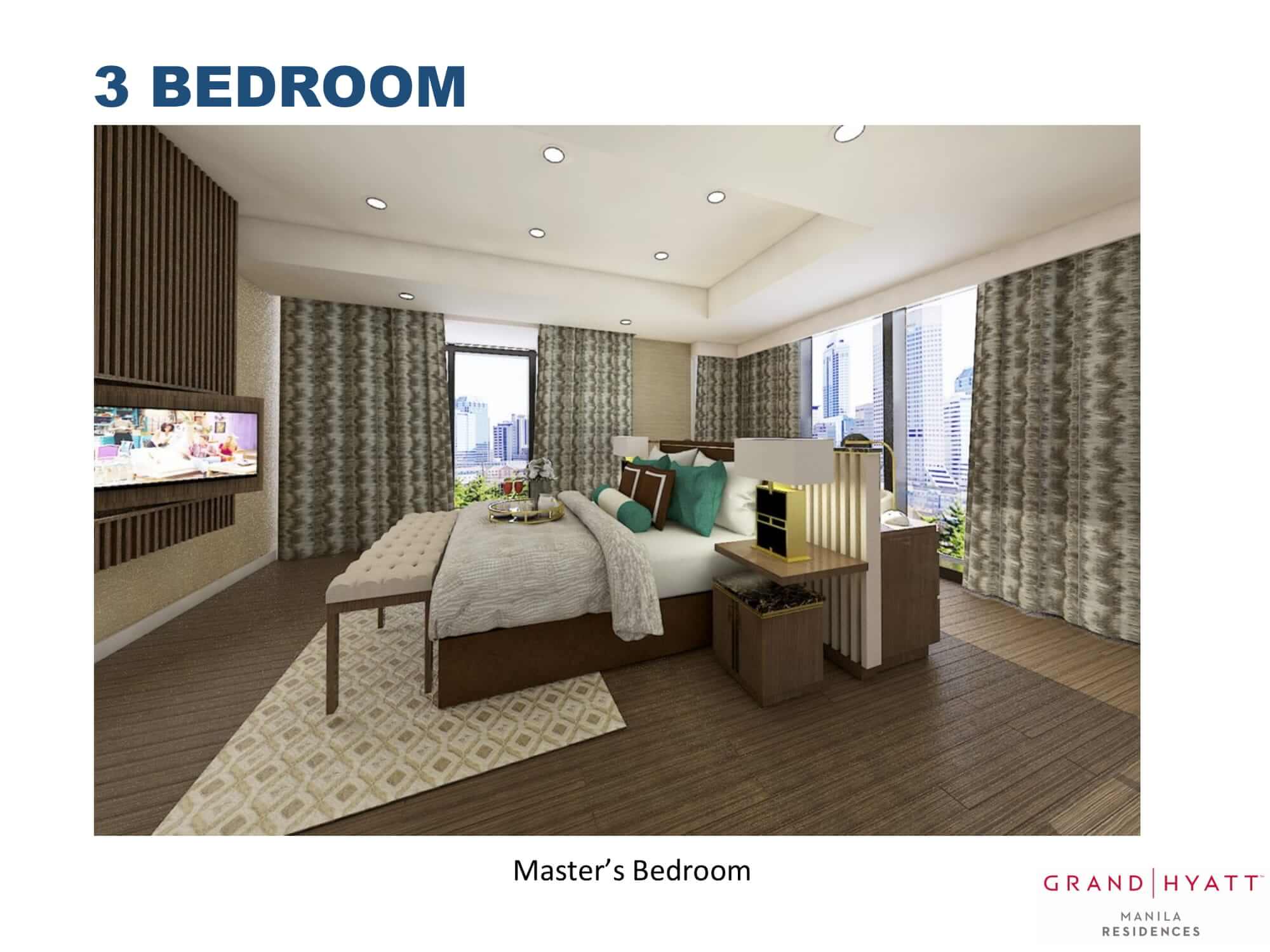 3 BEDROOMS - GRAND HYATT RESIDENCES GOLD TOWER